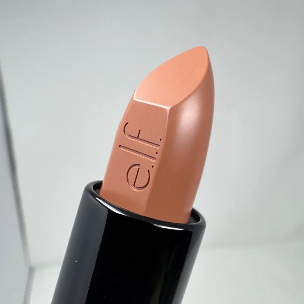 6X e.l.f.  O Face Satin Lipstick NO DOUBT 0.13 oz Black Case 0.13 oz Sealed Elf